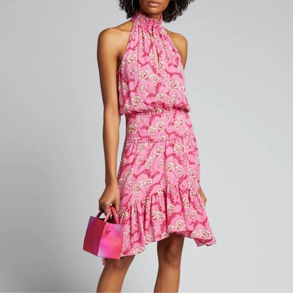 ALC Coty Halter Silk Dress